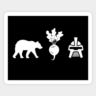 Bears, Beets, BSG Sticker